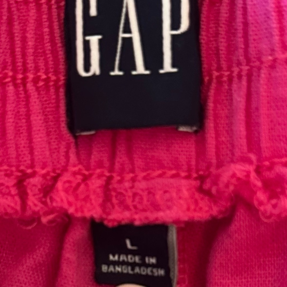 Women’s GAP Pink Cotton 3” Inseam Shorts Size Large - Picture 6 of 6